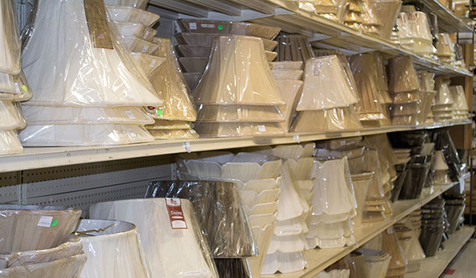 Lamp Shade selection at Lux Lighting LTD